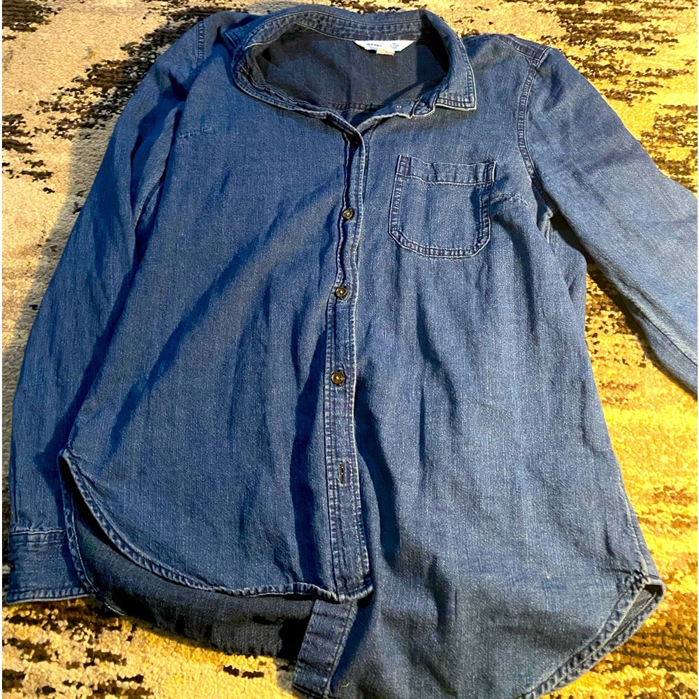 Old Navy jean button down